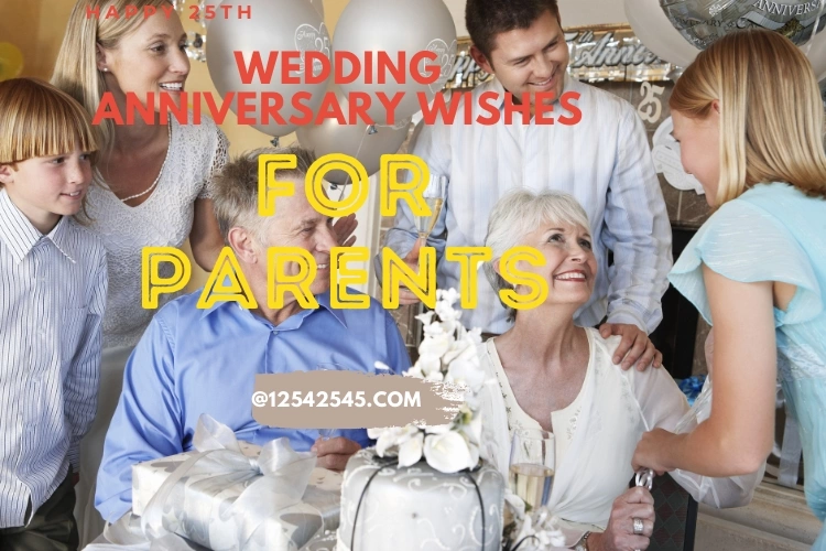 Happy 25th Wedding Anniversary Wishes for Parents