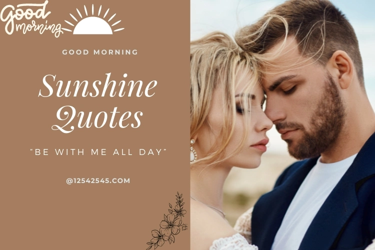 Good Morning Sunshine Quotes 