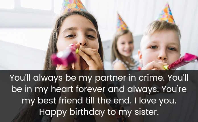 Birthday Wishes Messages for Sister