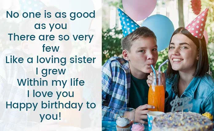 Birthday Sayings for Sister