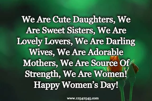 Happy International Women's Day Inspirational Quotes