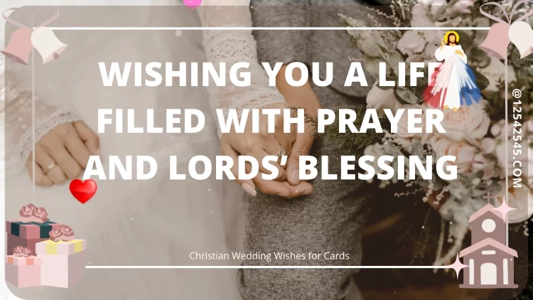 Wishing you a life filled with prayer and lords' blessing