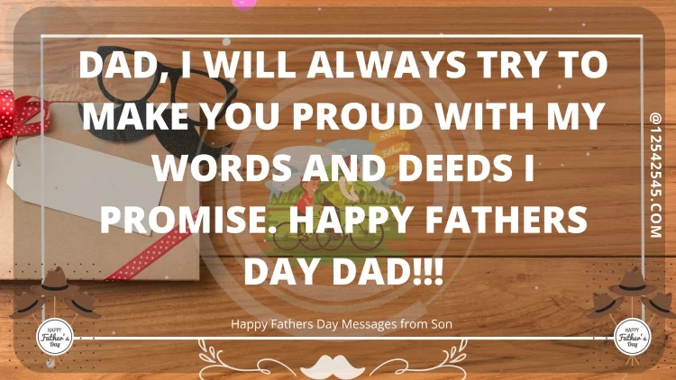 Dad, I will always try to make you proud with my words and deeds I promise. Happy Fathers Day Dad!!!