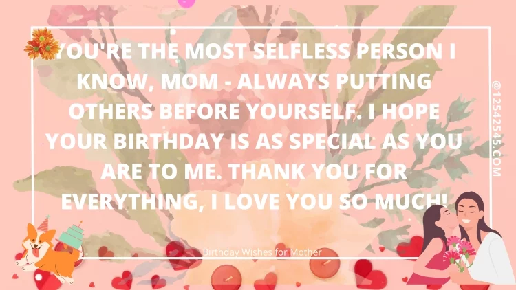 Happy Birthday Wishes, Messages & Quotes for Mom (Mother, Mommy)