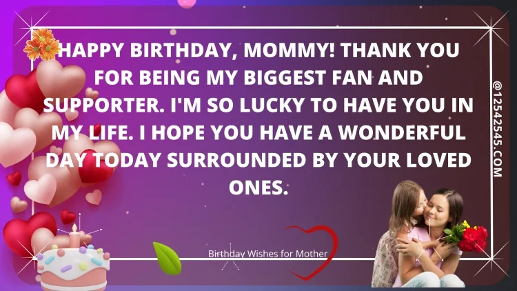 Happy Birthday Wishes, Messages & Quotes for Mom (Mother, Mommy)