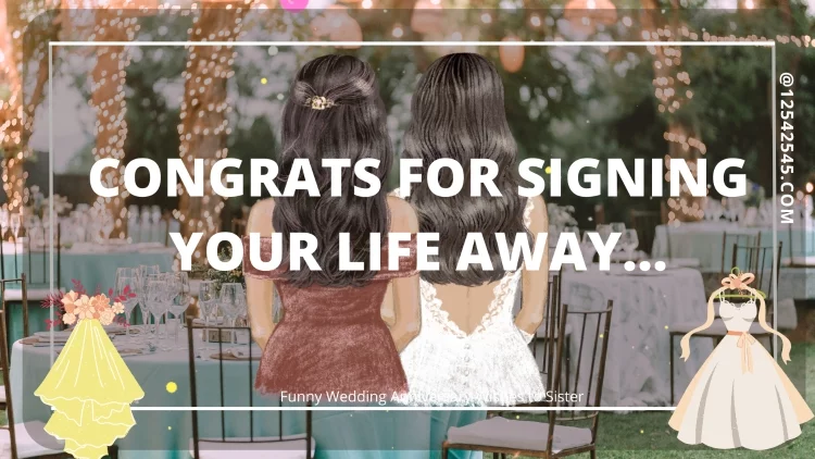 Congrats for signing your life away…