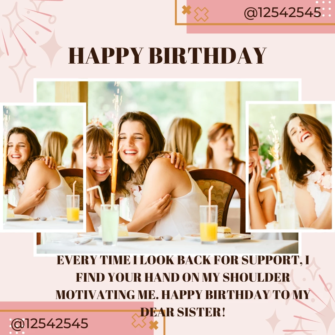 Happy Birthday Wishes for Sister