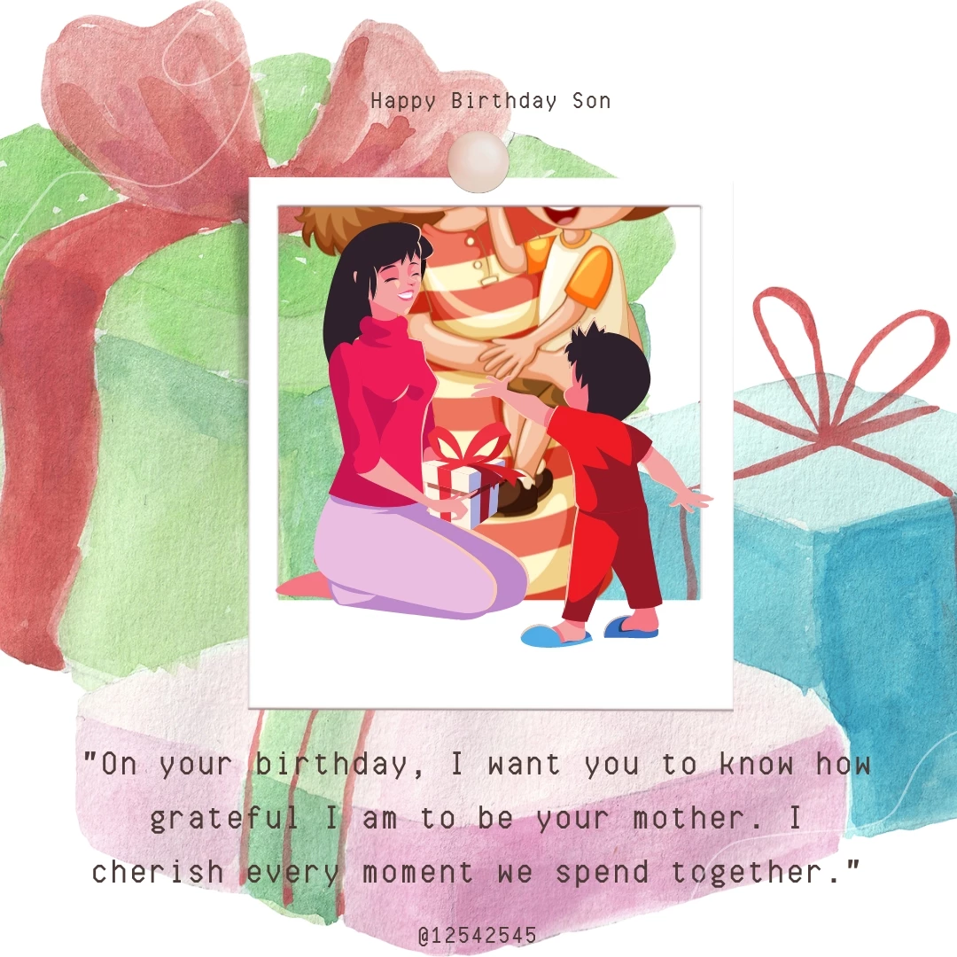 Heart Touching Birthday Quotes for Son From Mom