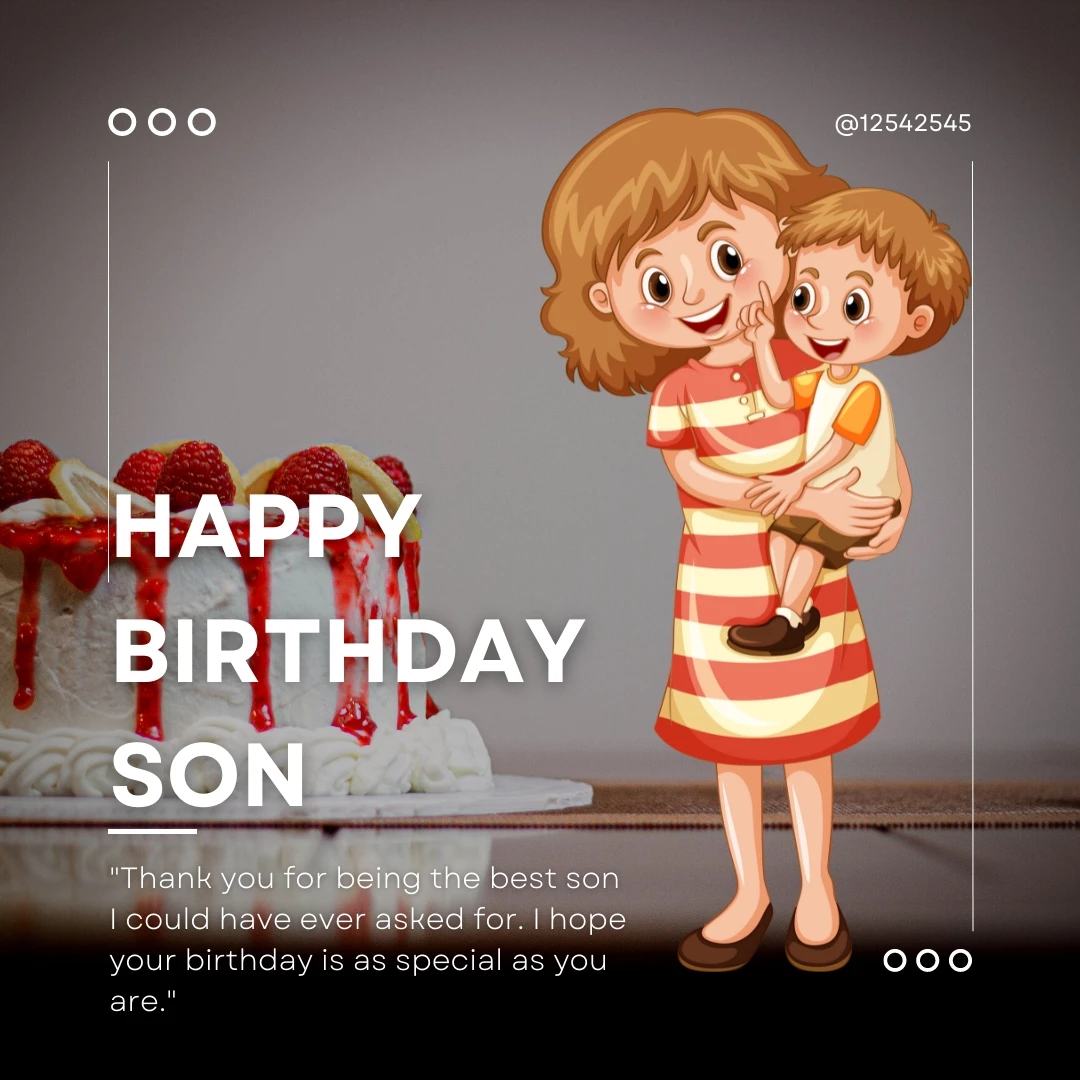 Heart Touching Birthday Quotes for Son From Mom