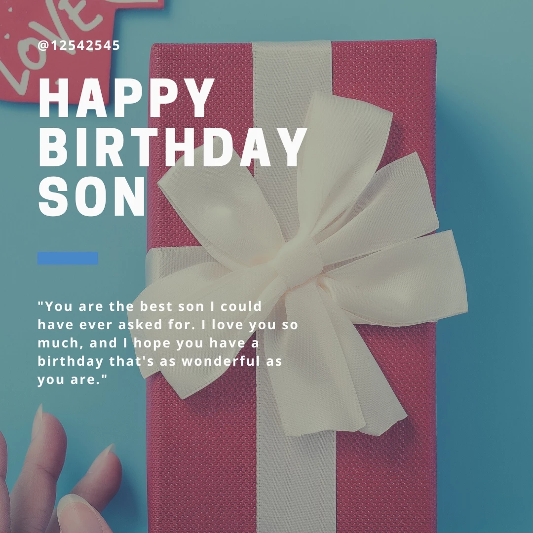 Heart Touching Birthday Quotes for Son From Mom