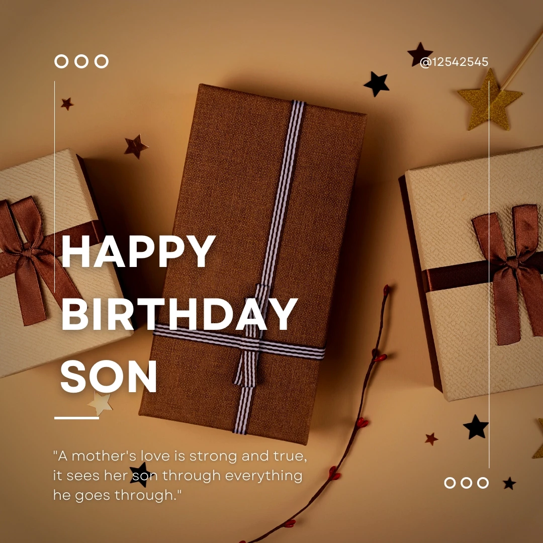 Heart Touching Birthday Quotes for Son From Mom