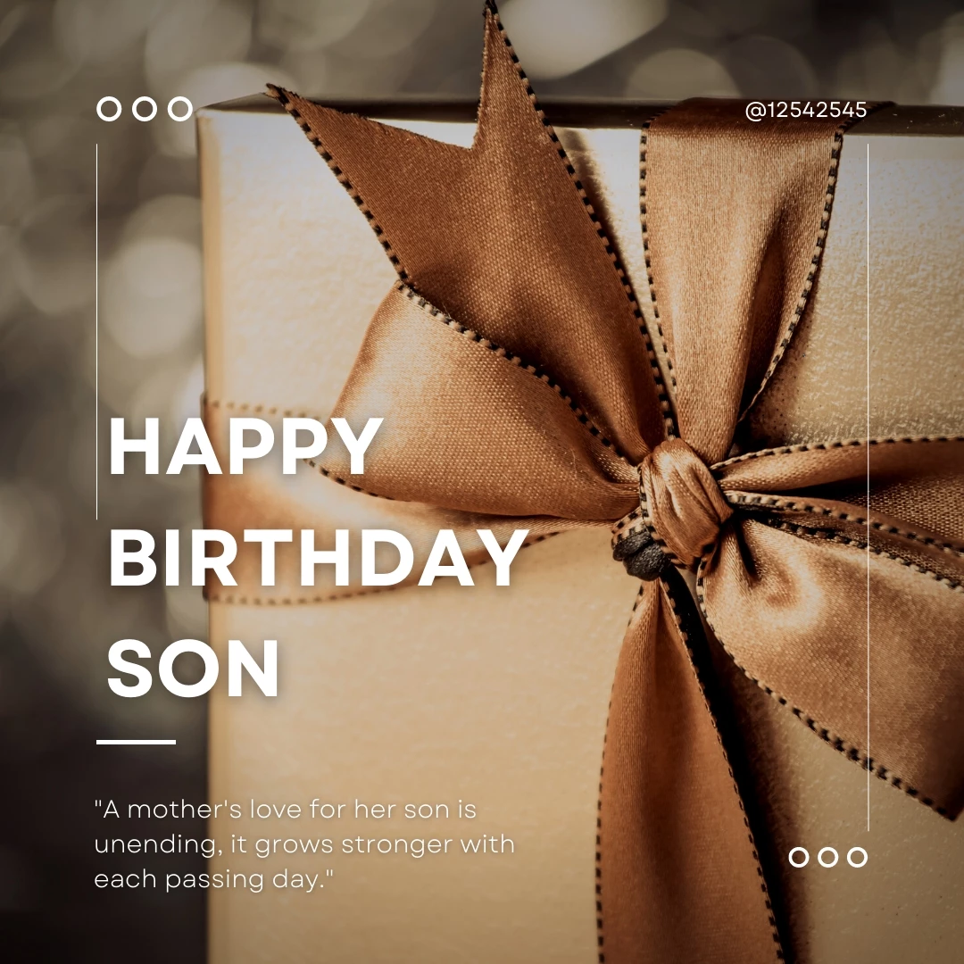 Heart Touching Birthday Quotes for Son From Mom