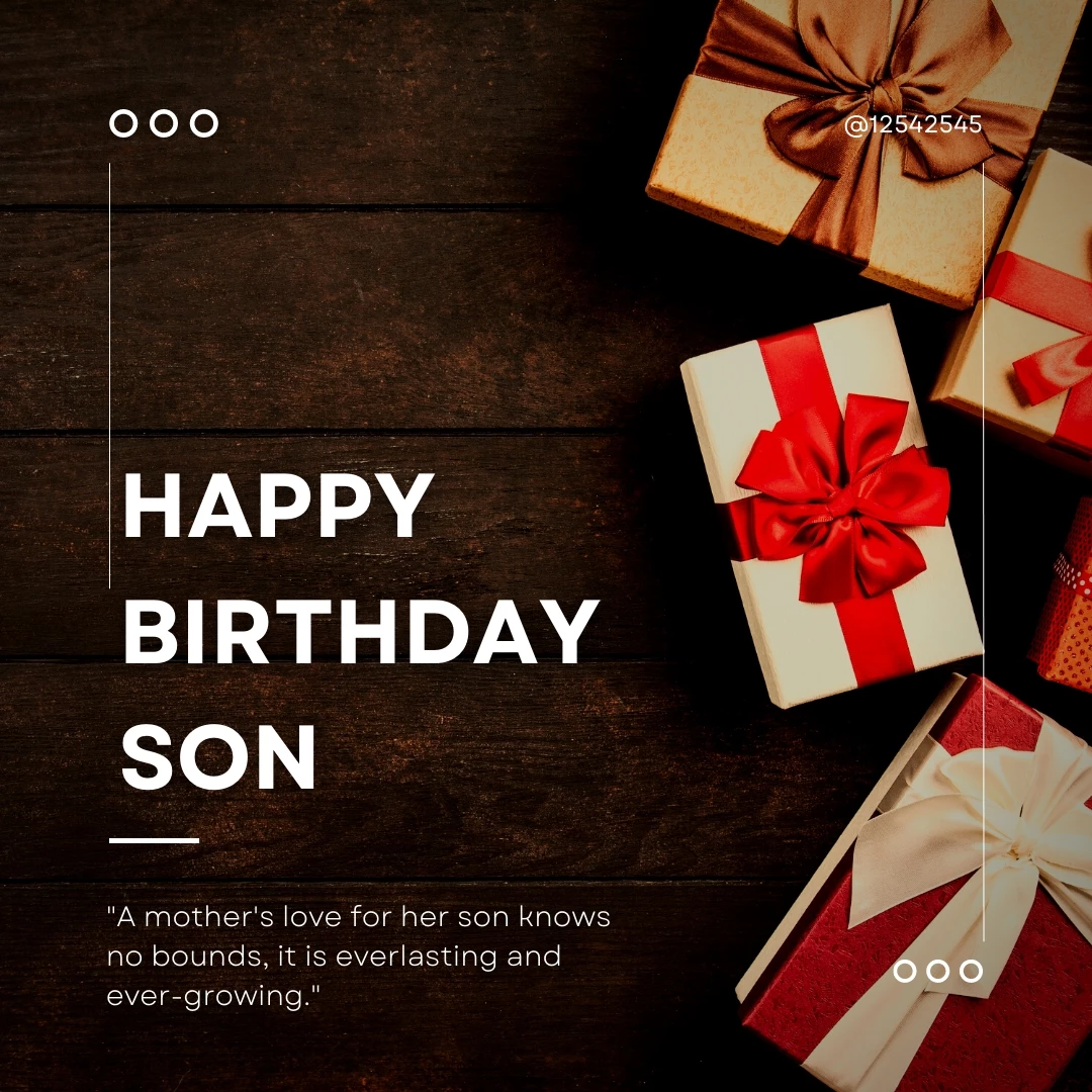 Heart Touching Birthday Quotes for Son From Mom