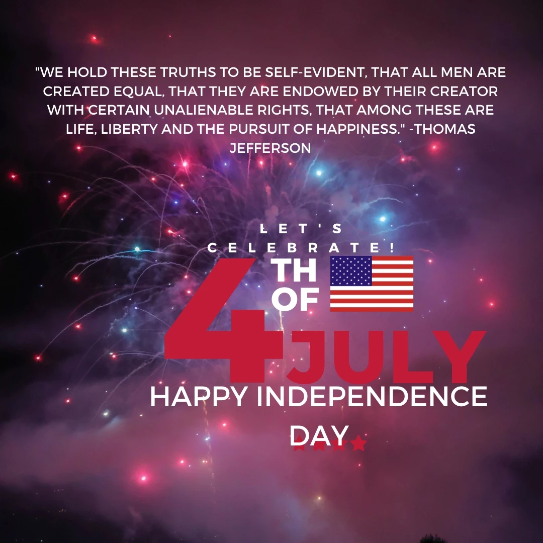 "We hold these truths to be self-evident, that all men are created equal, that they are endowed by their Creator with certain unalienable Rights, that among these are Life, Liberty and the pursuit of Happiness." -Thomas Jefferson