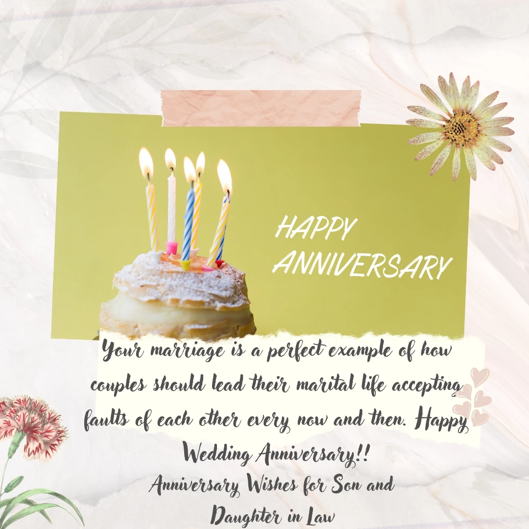 Your marriage is a perfect example of how couples should lead their marital life accepting faults of each other every now and then. Happy Wedding Anniversary!!