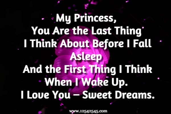 Good Night Messages For Love