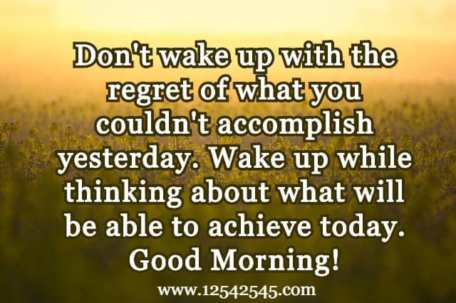 Inspirational Good Morning Quotes