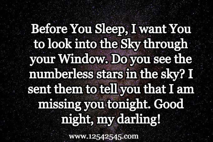 Good Night Messages For Love 