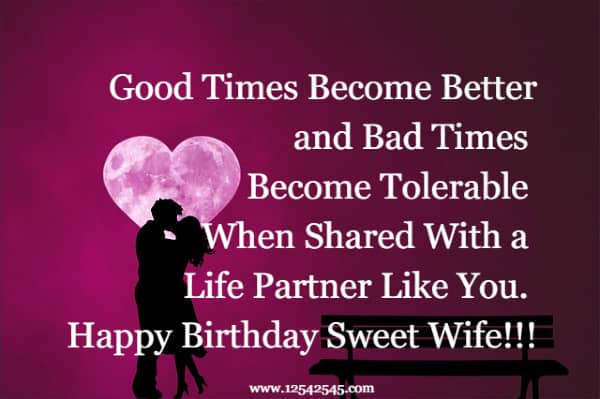 Happy Birthday Wishes For Wife