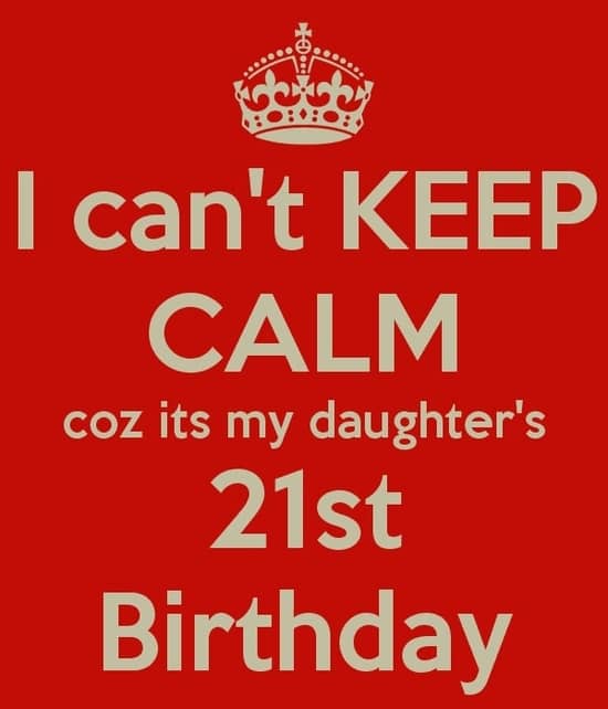 21st Birthday Wishes To Daughter