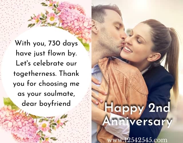 2nd Wedding Anniversary Wishes For Husband