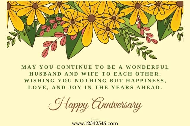 3rd Wedding Anniversary Greetings to Sister and Brother in Law