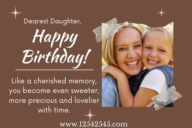 Heart Touching Birthday Wishes to Daughter