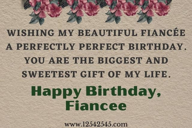 Birthday Wishes For Fiancée