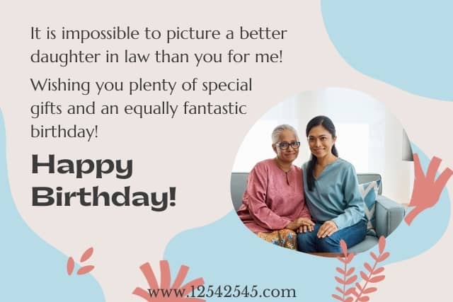 Birthday Wishes For Daughter In Law