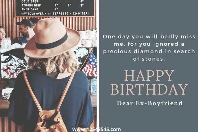 Birthday Messages For Ex-boyfriend