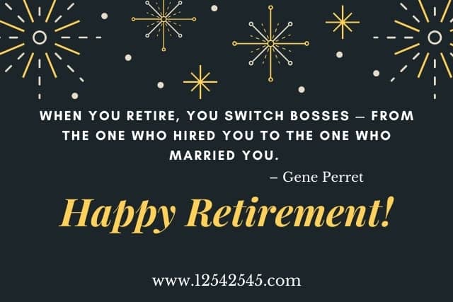 Funny Retirement Wishes For Boss