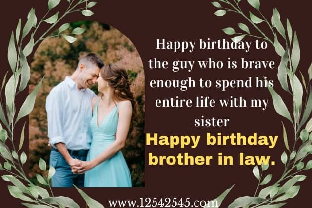 Birthday Wishes For Brother In Law