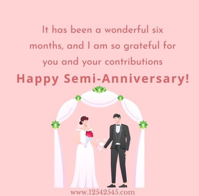 6 Months Anniversary Wishes For Wife
