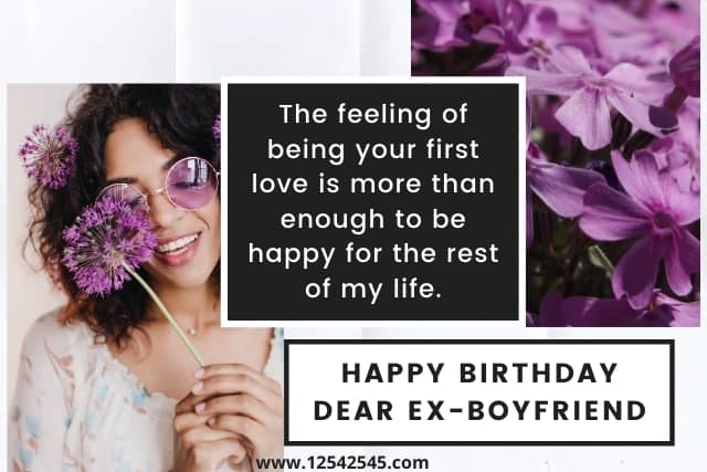 Heart Touching Birthday Messages to Ex-Boyfriend