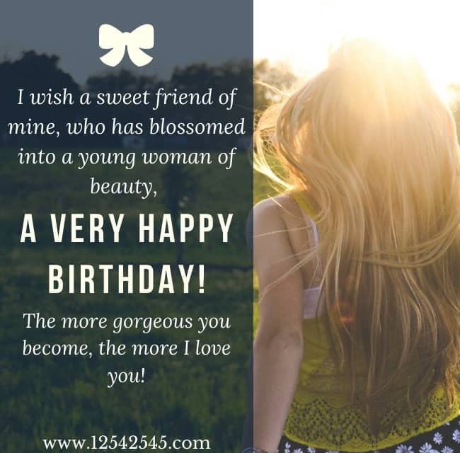 Birthday wishes for girl