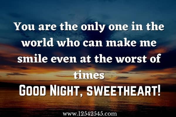 Romantic Good Night Messages for Boyfriend