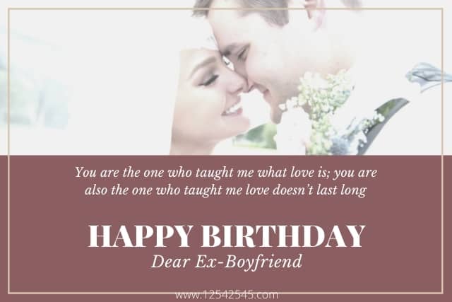 Sweet Happy Birthday Messages for Ex-Boyfriend