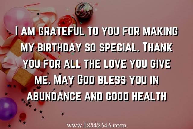 Thank You Birthday Messages to Husband