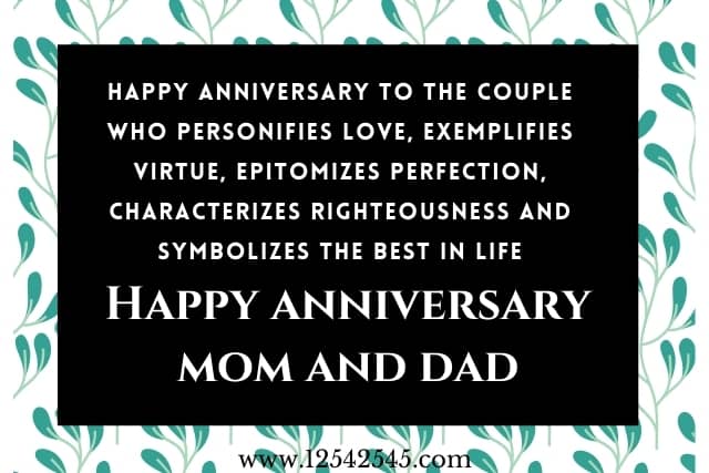 Wedding Anniversary Whatsapp Status For Mom And Dad