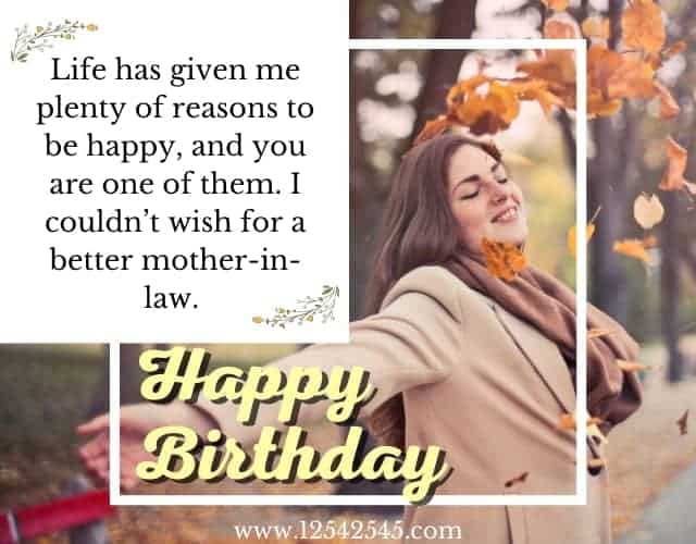 Birthday Wishes For Mother In Law