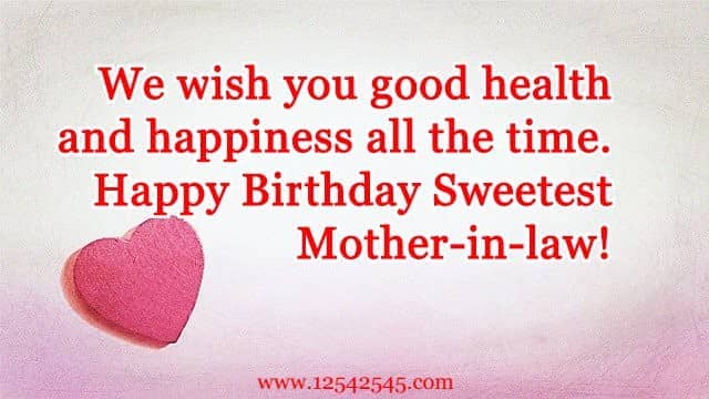 Birthday Wishes For Mother In Law