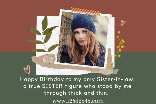 Birthday Wishes for Sister in Law