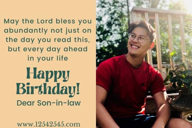 Birthday Wishes For Son In Law