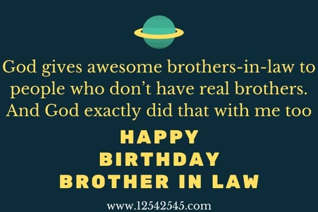 Funny Birthday Wishes for Brother in Law - Husband's brother