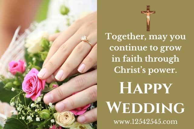 Christian Wedding Wishes Messages with Bible Verses for Cards