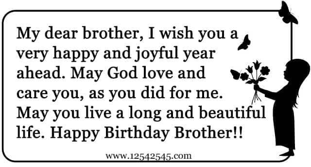 Emotional Birthday Wishes For Brother