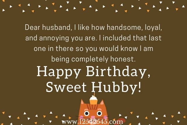 Birthday Wishes For Husband