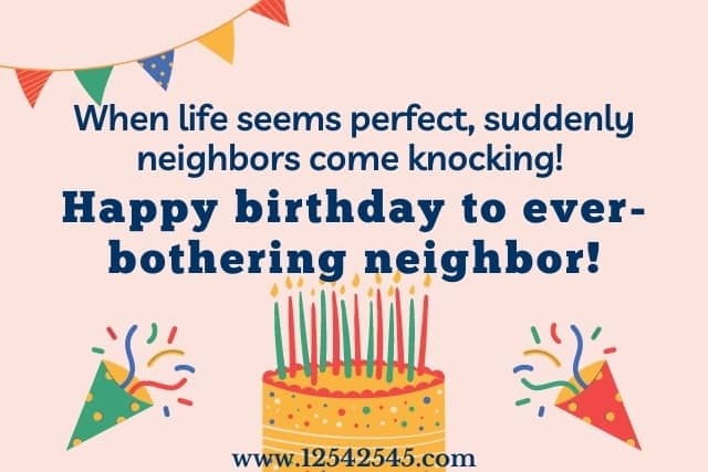 Birthday Wishes For A Neighbor