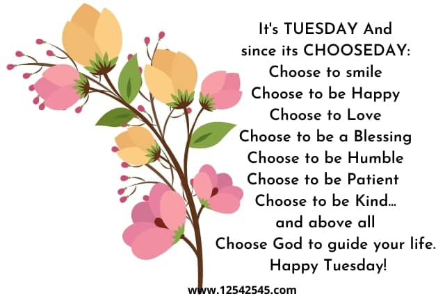 Good Morning Tuesday Positive Quotes Messages