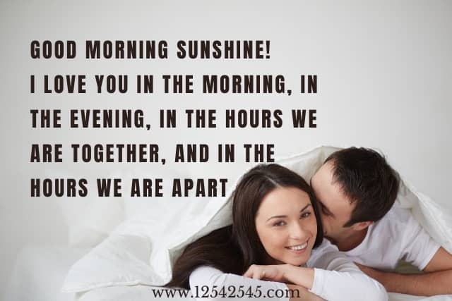 Good Morning Sunshine Quotes for Her